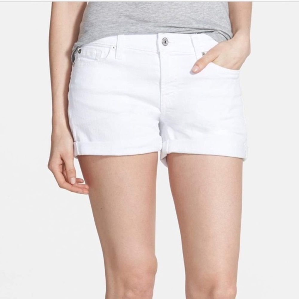 7 for all Mankind - White denim shorts size 29